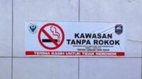 Spanduk Kawasan Tanpa Rokok. (Foto: Harian Nasional)