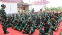 TMMD di Desa Banaran, Tembarak, Temanggung, Dandim 0706 Letkol Inf Hermawan A.N., M.Han minta anggota jaga marwah TNI dan kesehatan.