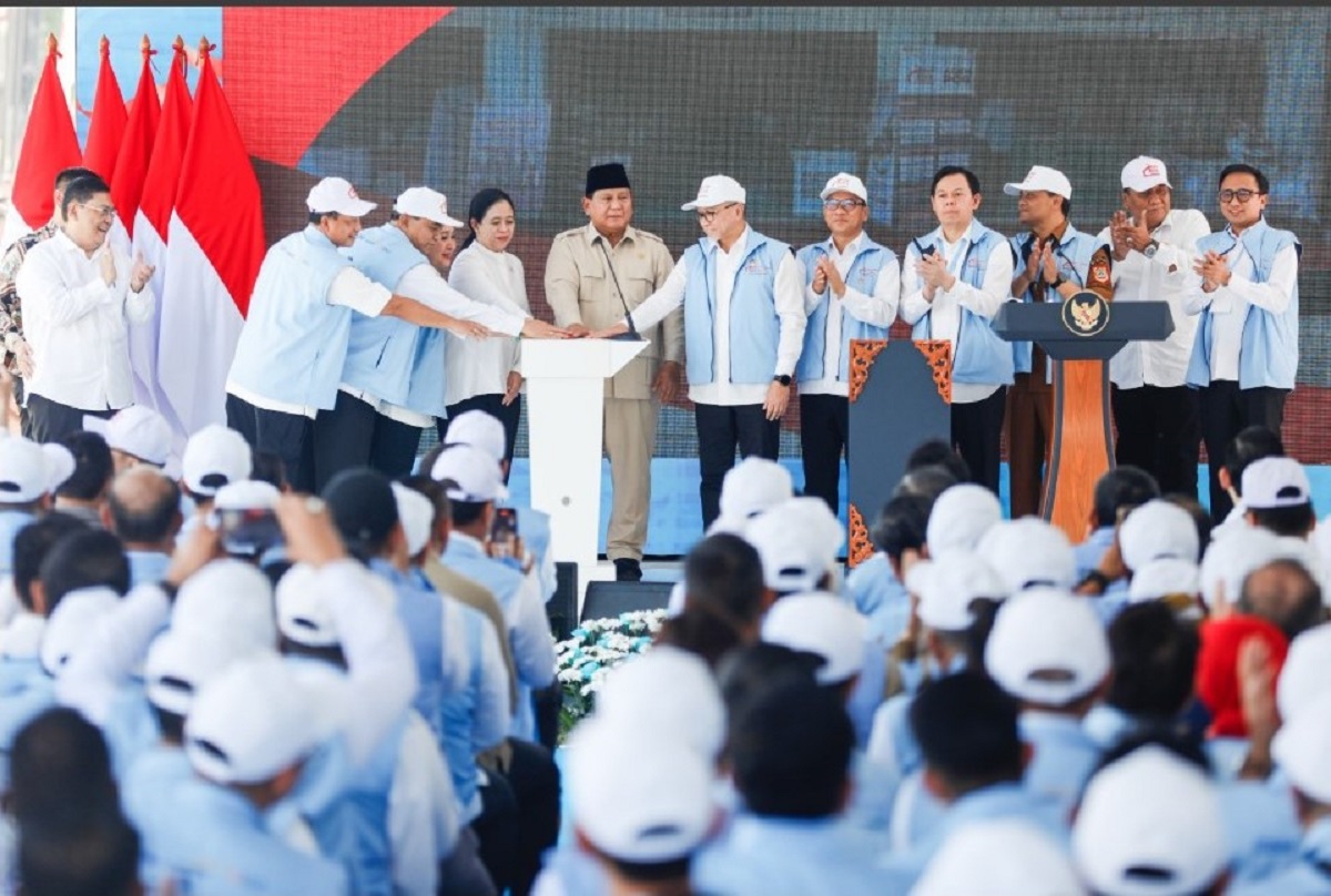 Presiden Prabowo Subianto resmi meluncurkan kelembagaan 80.000 Kopdes Merah Putih di Klaten Senin, 21 Juli 2025.