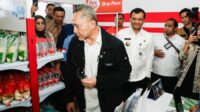 Menko Pangan Zulhas kunker ke KDMP Desa Sumbung, Kecamatan Cepogo, Boyolali, Jawa Tengah, Sabtu (19/7/2025). (Foto: Johanes Lanang)