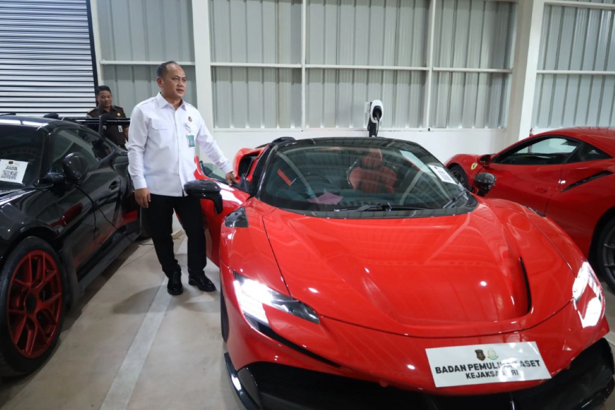 Mobil sport menjadi salah satu aset yang akan dilelang Kejaksaan RI di acara BPA Fest 2026. (Foto: Humas Kejaksaan RI)